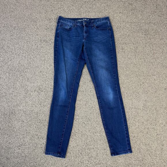 Universal Thread Mid Rise Skinny Denim Stretch Blue Jeans US Women's 29 - Picture 2 of 7